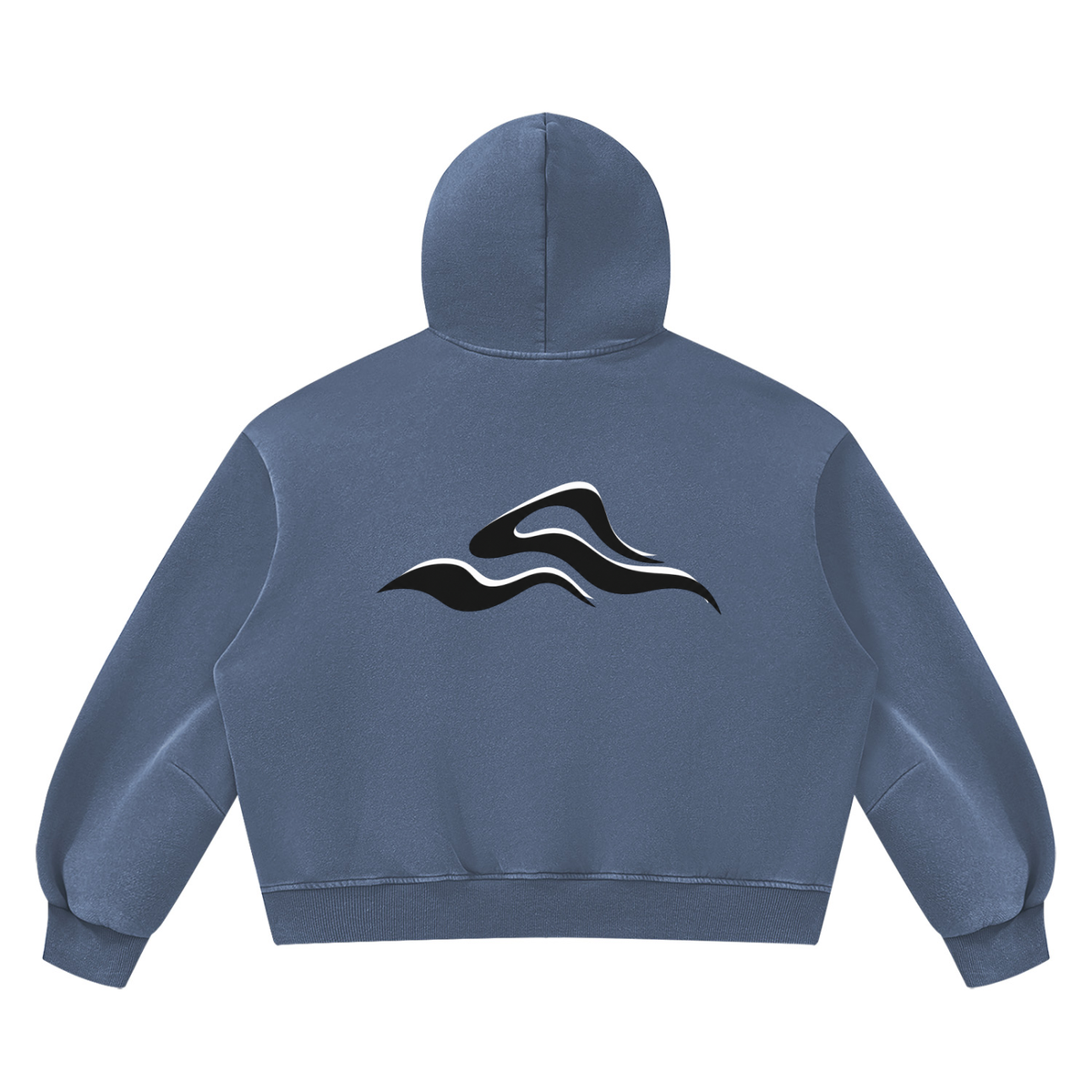 Unisex Vintage Wash Boxy Fleece Hoodie