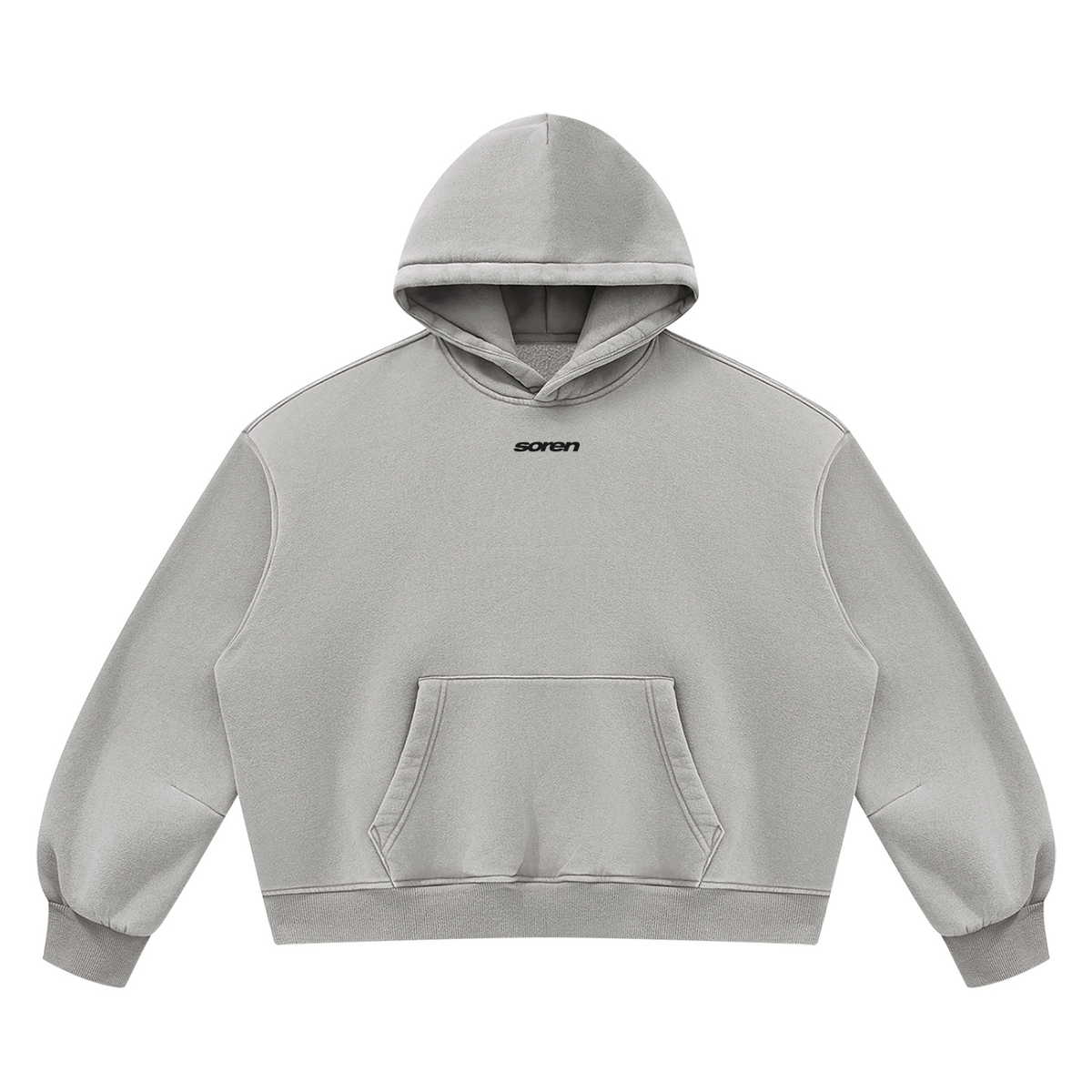 Unisex Vintage Wash Boxy Fleece Hoodie